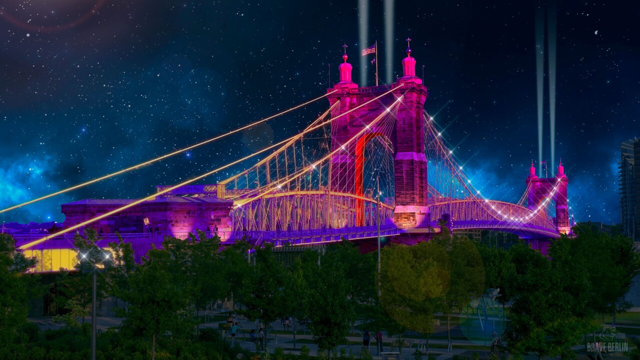 Roebling Bridge Closed Until Monday Night For Blink