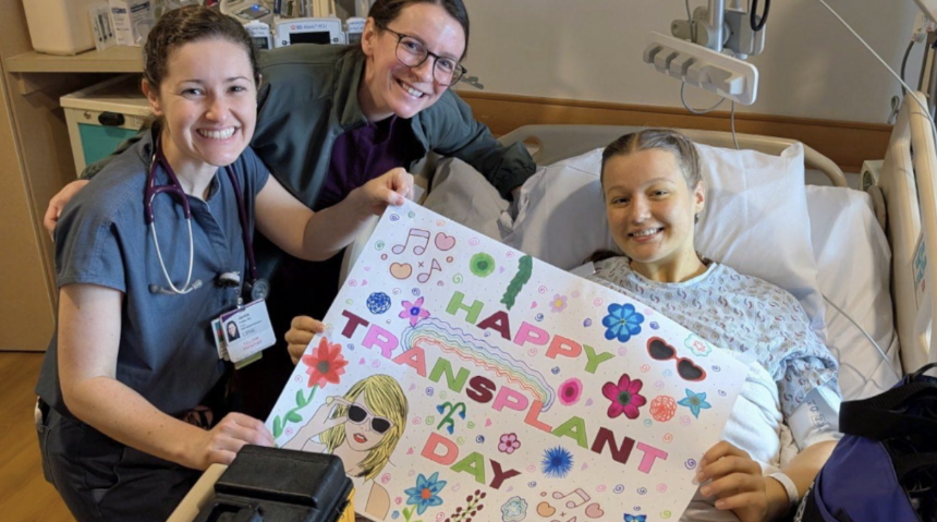 Meredith Roberts' Transplant Day