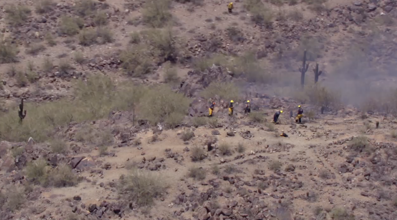 north mountain brush fire