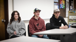 CMR business students working to develop a snack bar