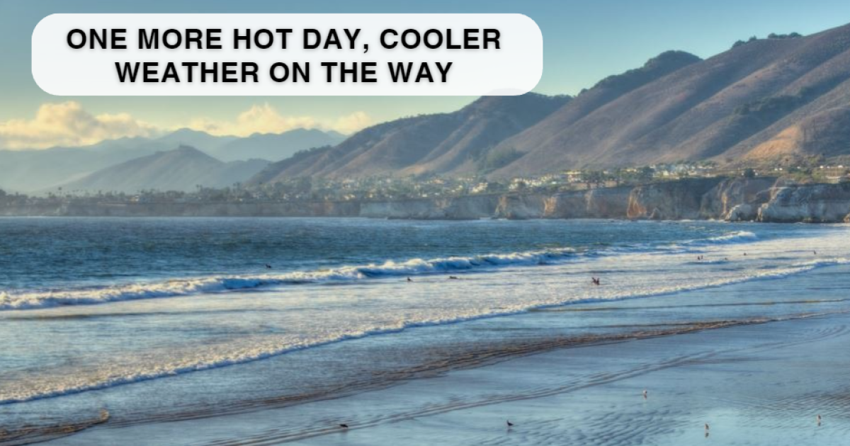 One more day of extreme heat before temps fall dramatically