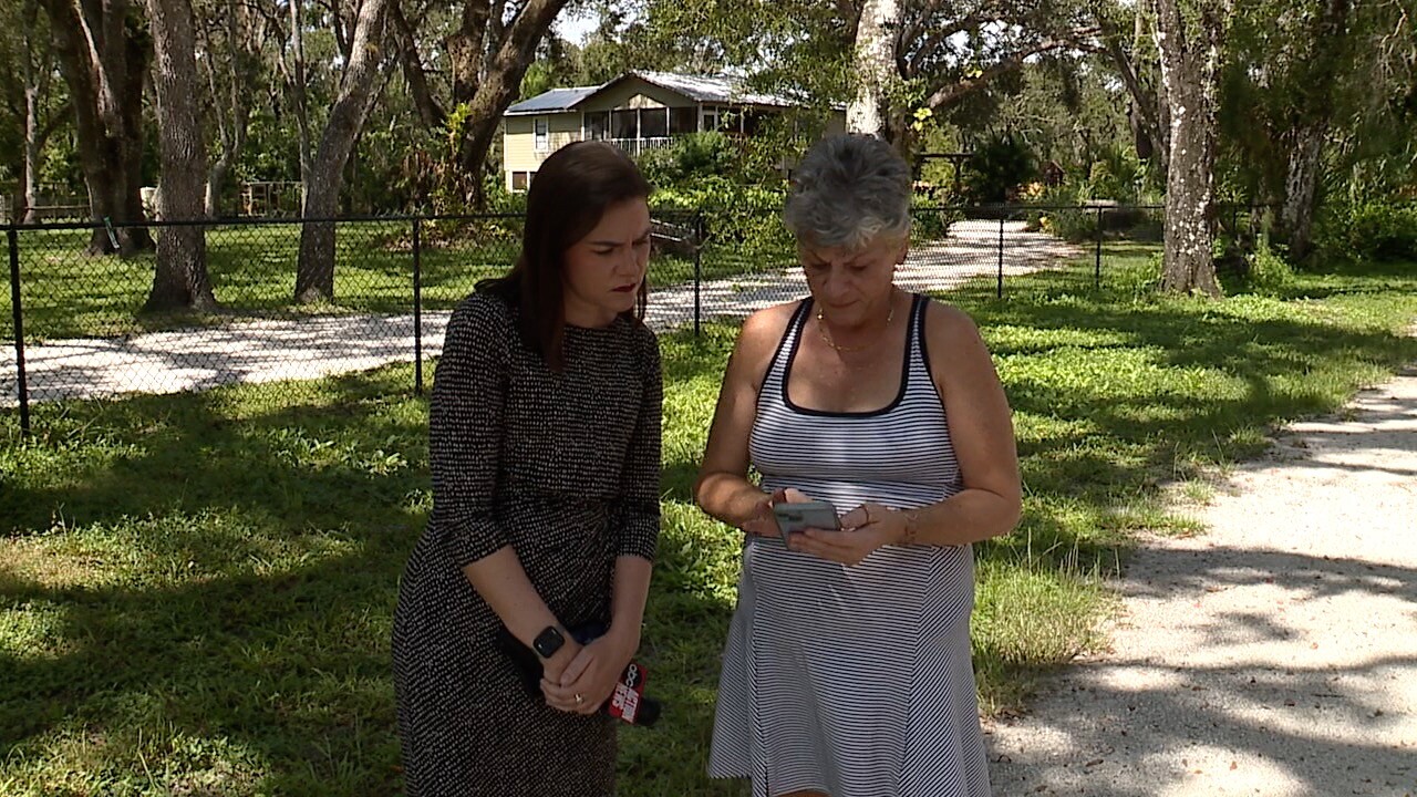 Tina Borling talks about flooding after Debby