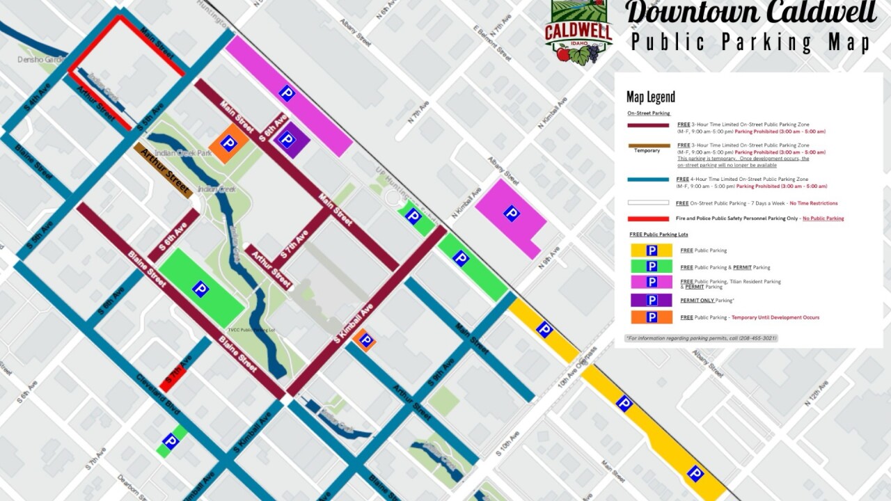 Time-limit Caldwell Parking Expansion