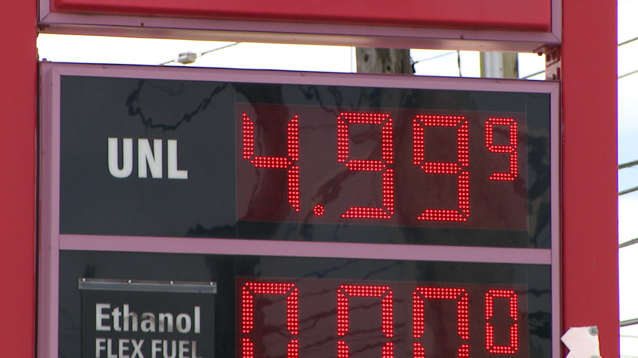 Gas prices in Northeast Ohio