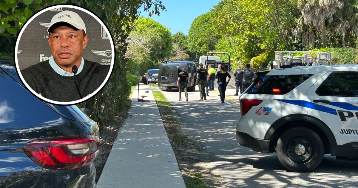 Tiger Woods involved in rollover crash in South Florida