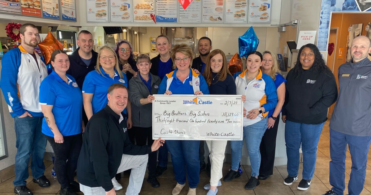 White Castle raises $38,000 for Big Brothers Big Sisters of the Bluegrass - Vimarsana News