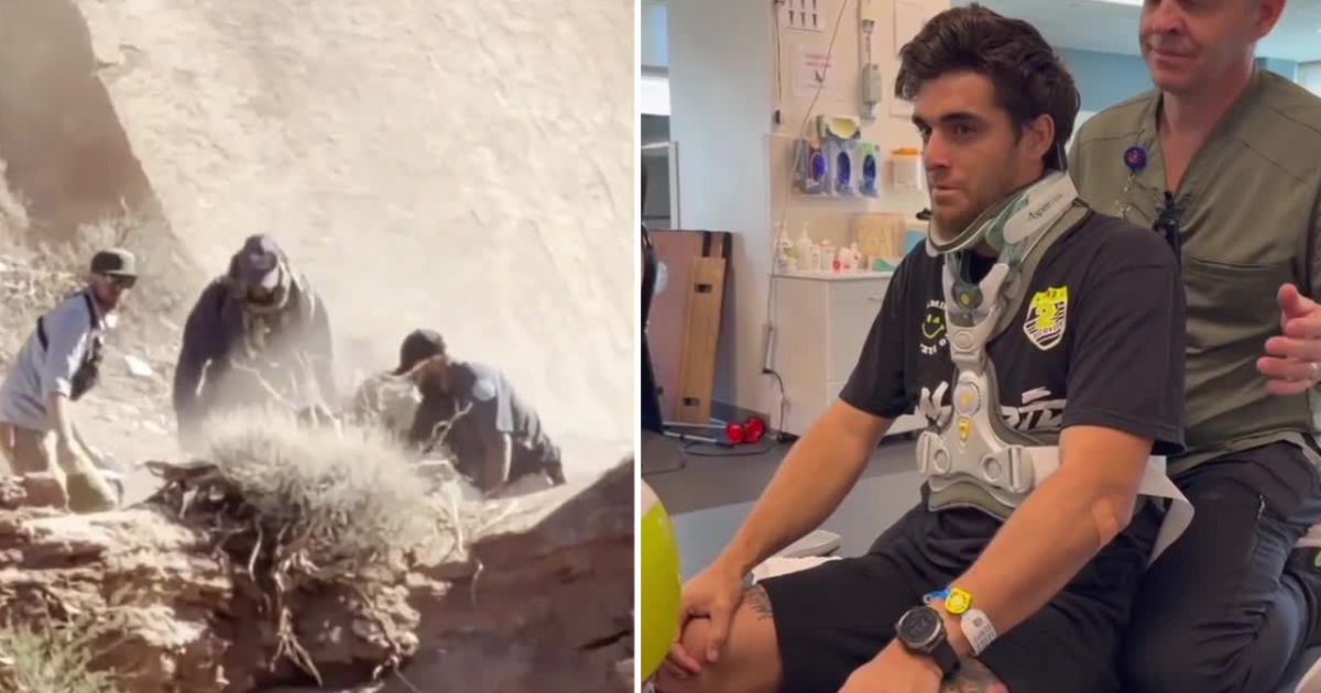 Community backs extreme sports star after devastating Red Bull Rampage ...