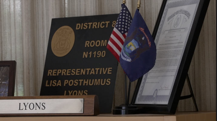 Posthums Lyons plaque