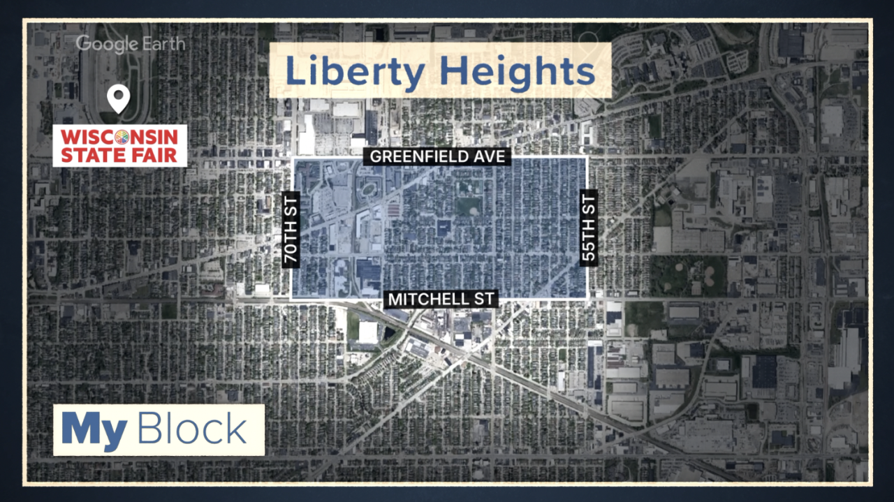 Liberty Heights Neighborhood Map