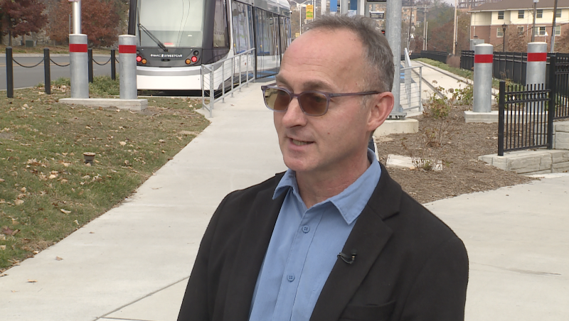 Patrick Duff, praised streetcar at Let's Talk Midtown