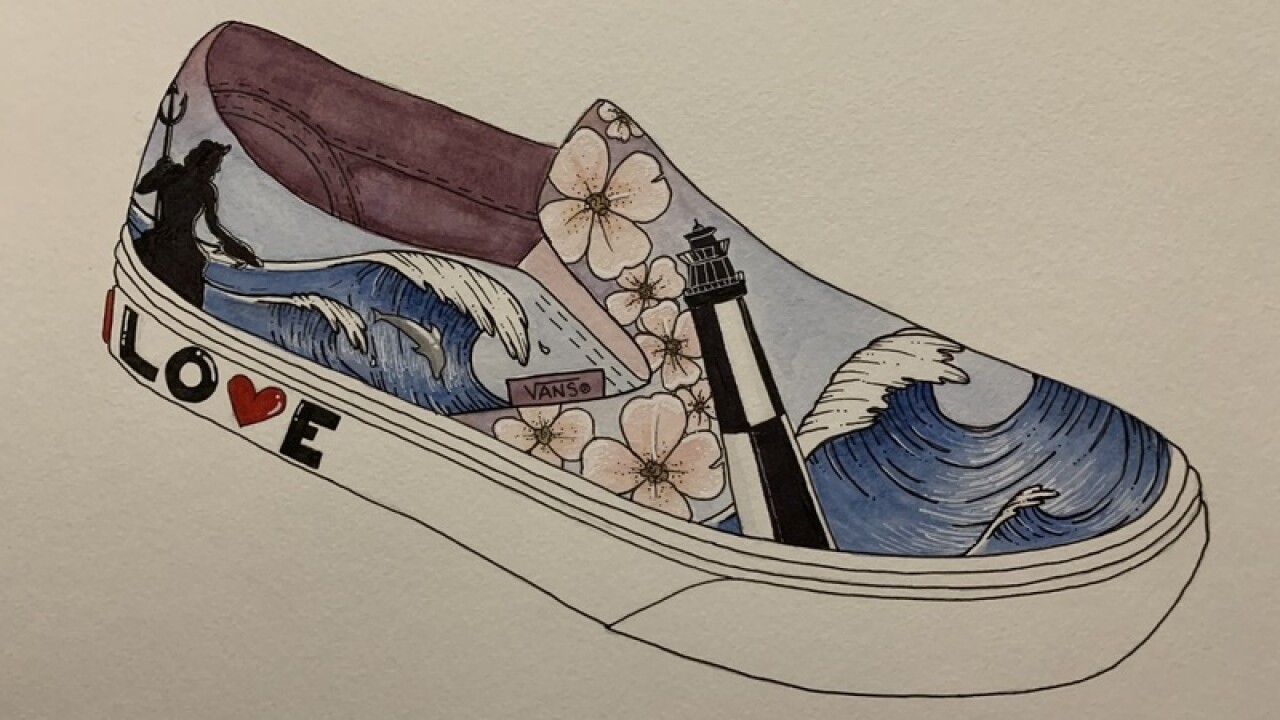 Virginia Beach High School Senior Competes In National Shoe Art Design virginia-beach-high-school-senior-competes-in-national-shoe-art-design