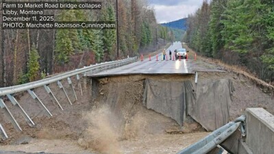 Flooding in Lincoln County, Montana (December 2025)