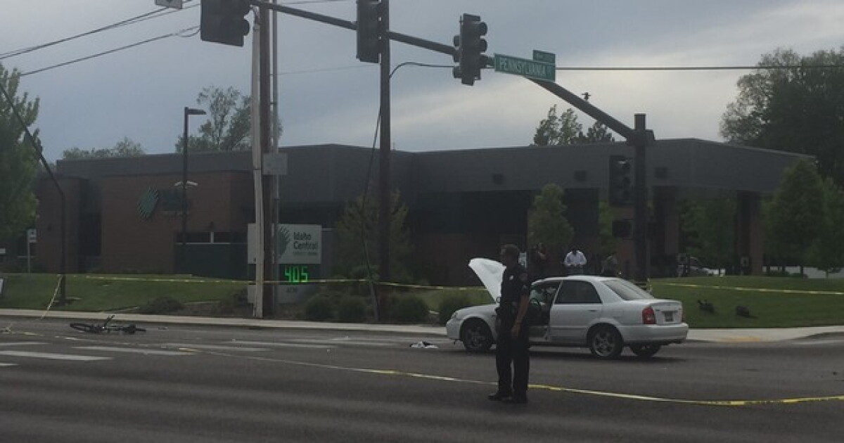 Bicyclist taken to hospital after being hit
