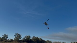 Fire in northern Collier County