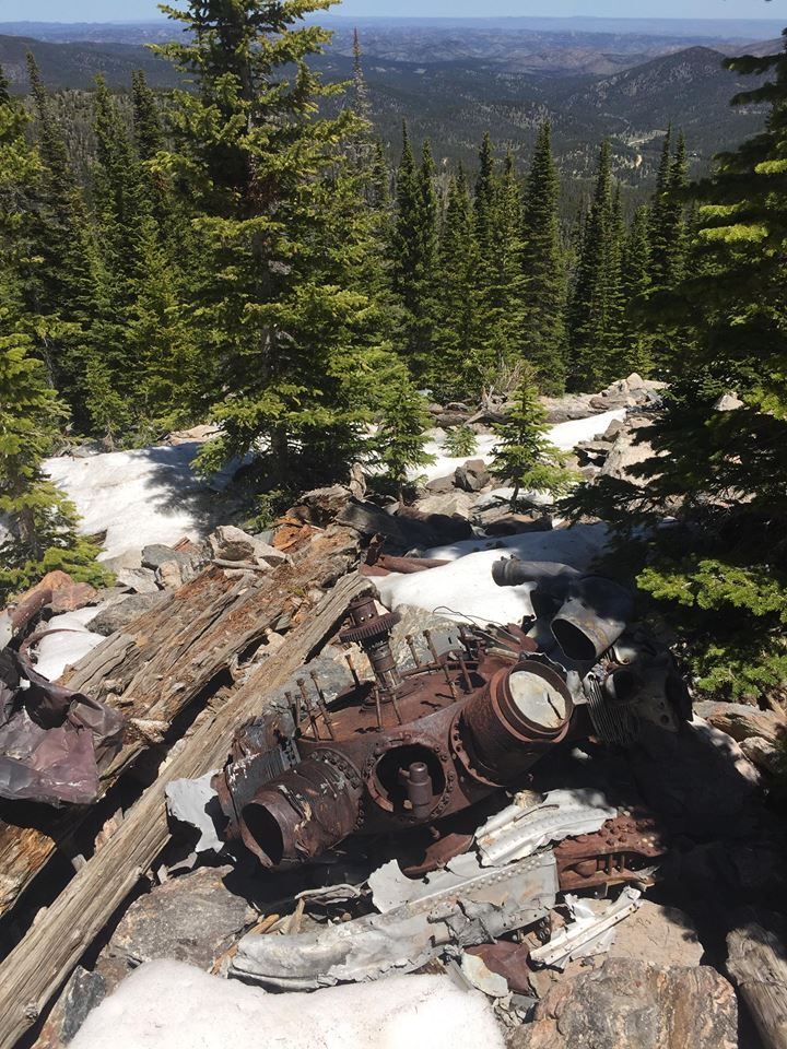 B-17 crash near Crown Point and Flowers Road_photo by Nate Wiley