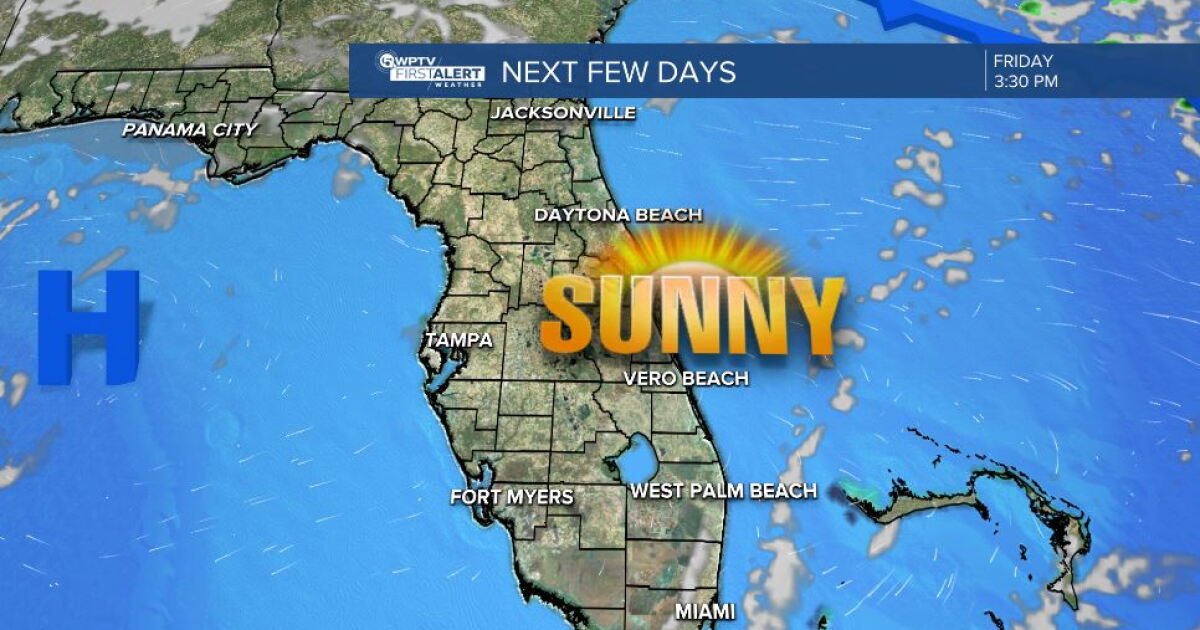 FORECAST: Nice & sunny stretch of weather