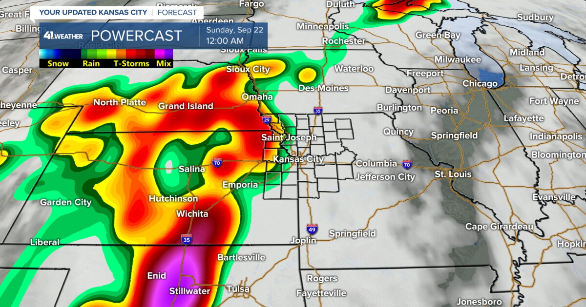 KSHB 41 Weather Blog | Potential for increased rain chances within week