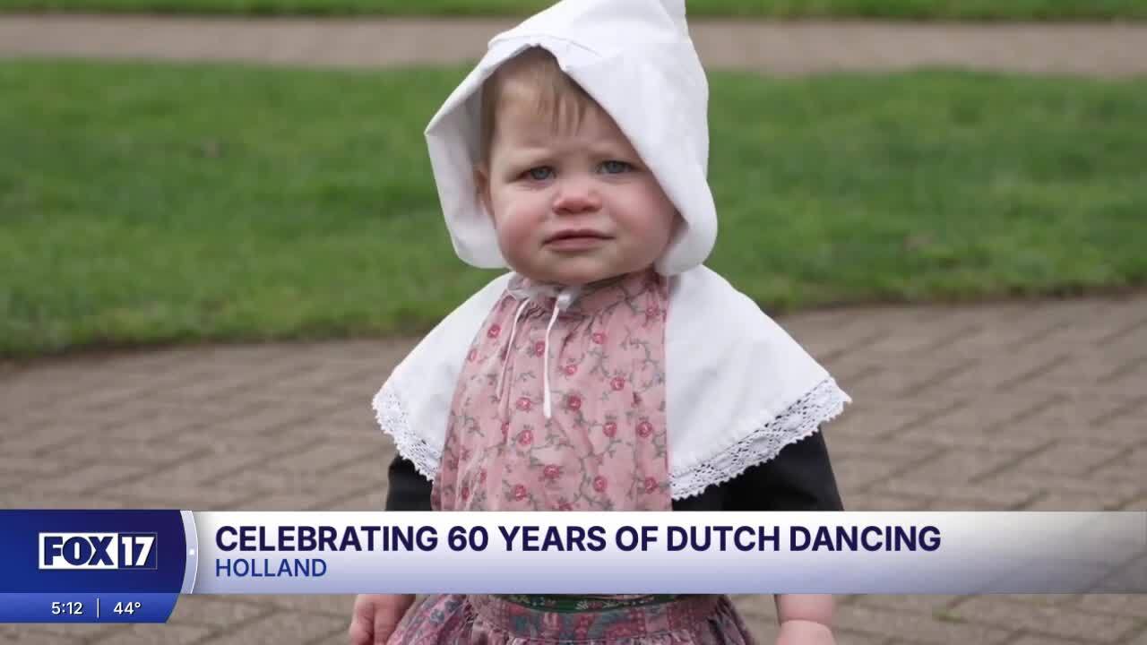 Baby in Dutch costume