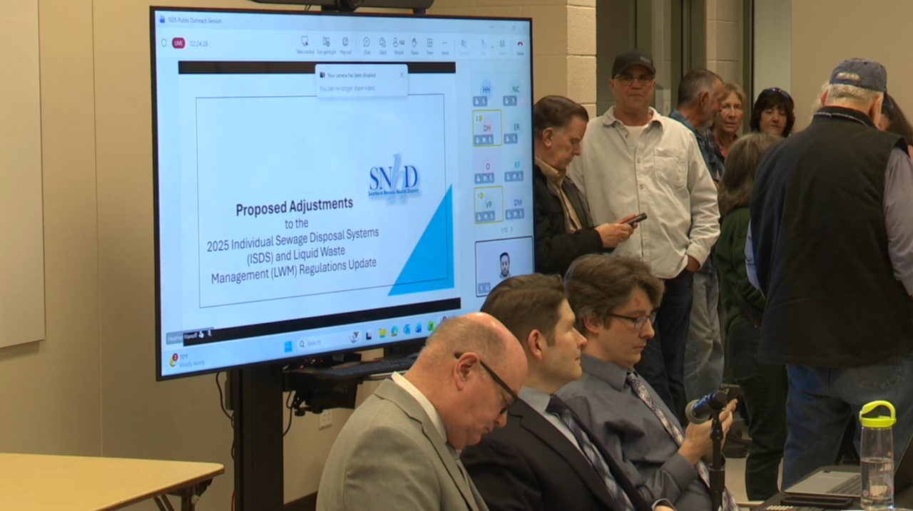Chaos erupted during septic tank meeting, leads to rescheduling
