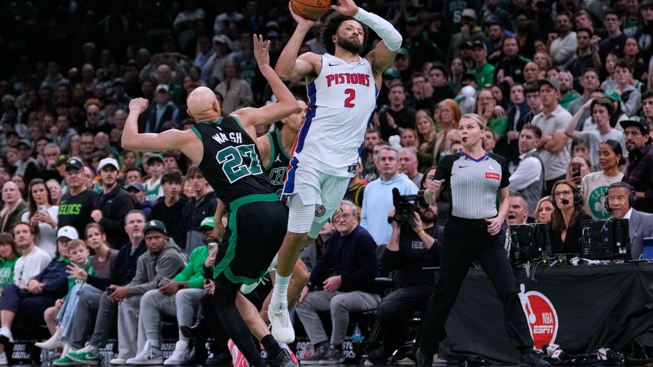 Pistons Celtics Basketball