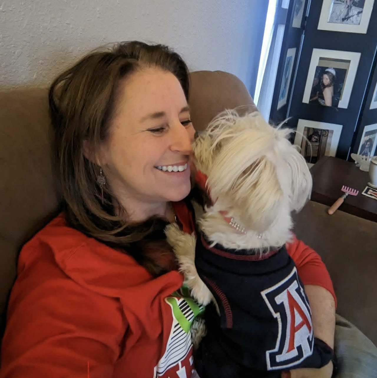 Ashley Hendrickson and her dog Dasher