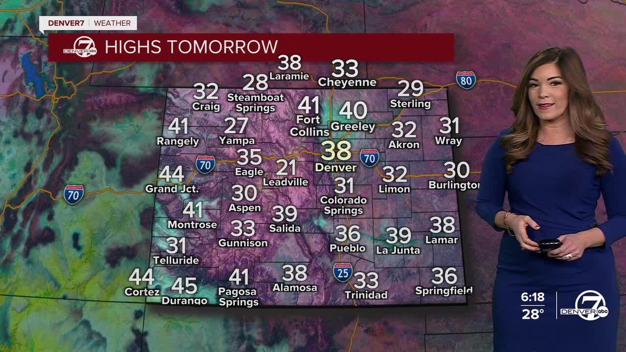 Statewide Highs for Saturday, January 17