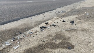 Crash scene at Sheridan Boulevard and West 105th Avenue