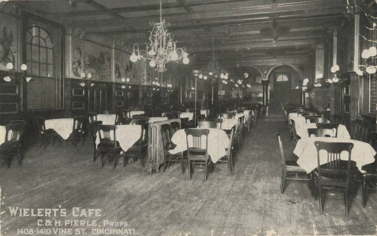 Inside Wielert's Cafe