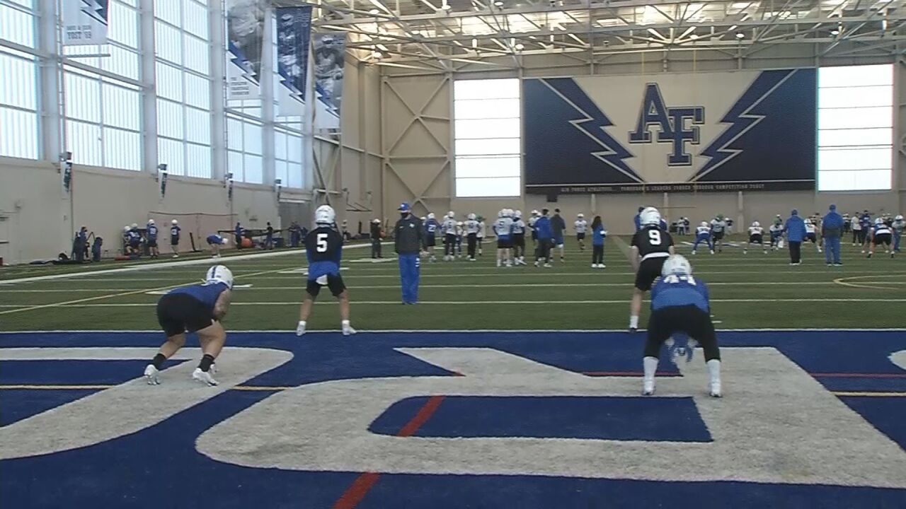 Air Force football kicks off springs practice