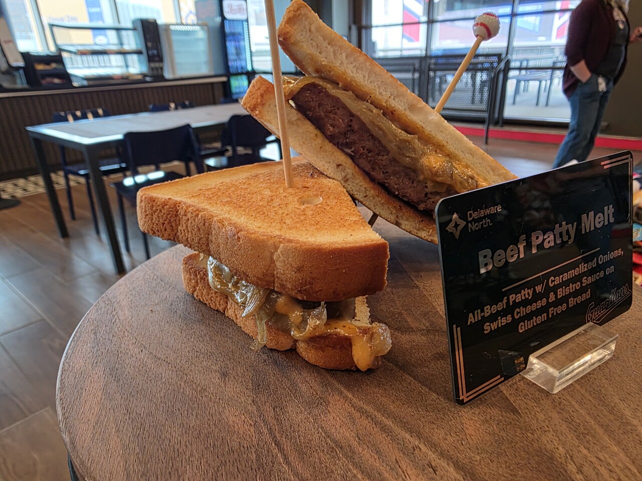 Guardians beef patty melt