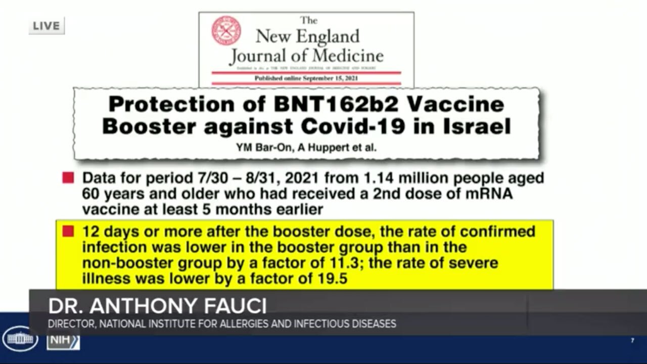 New England Journal of Medicine COVID-19 booster study