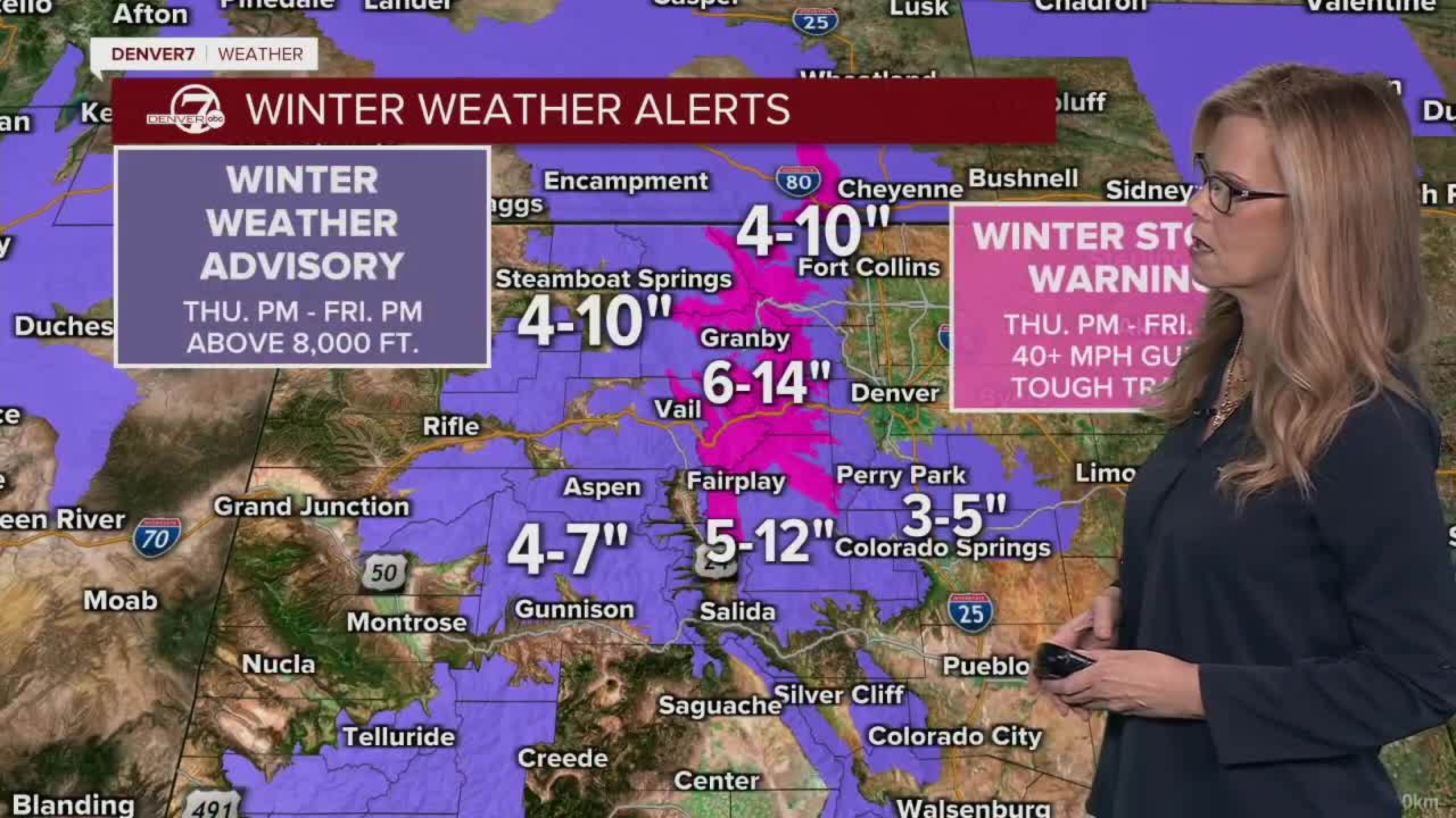 Colorado weather: Sharp pattern shift to bring snow to Denver, impacts ...
