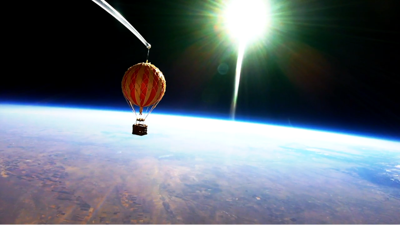 WATCH Weather Balloon Soars Through The Stratosphere And Travels Over watch-weather-balloon-soars-through-the-stratosphere-and-travels-over