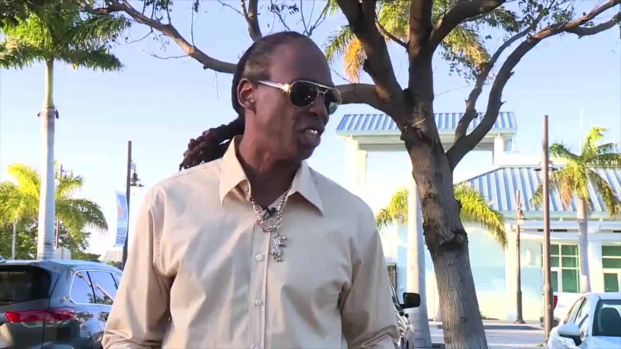 Riviera Beach resident Derrick Burns wants answers on the water problems. Feb. 21, 2024