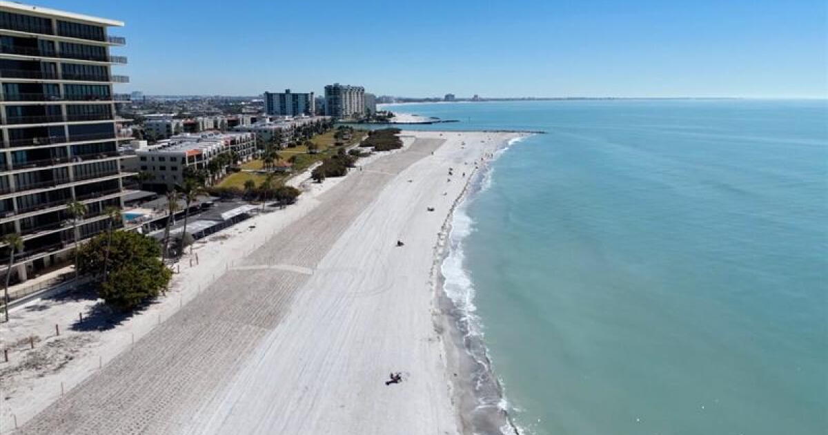 Pinellas County places final grains of sand for beach nourishment project