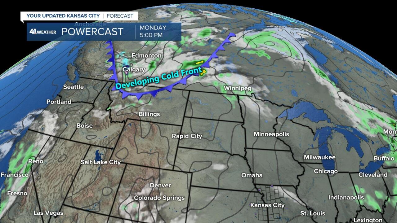 Developing Cold Front