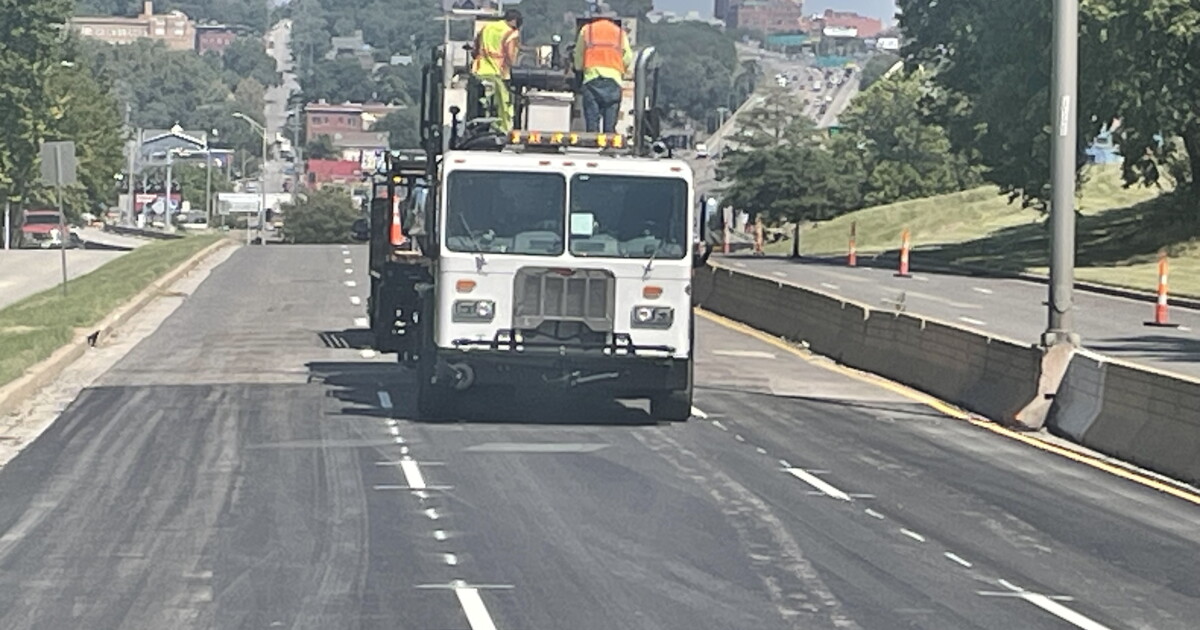 Southwest Trafficway to reopen Tuesday afternoon after sinkhole repair
