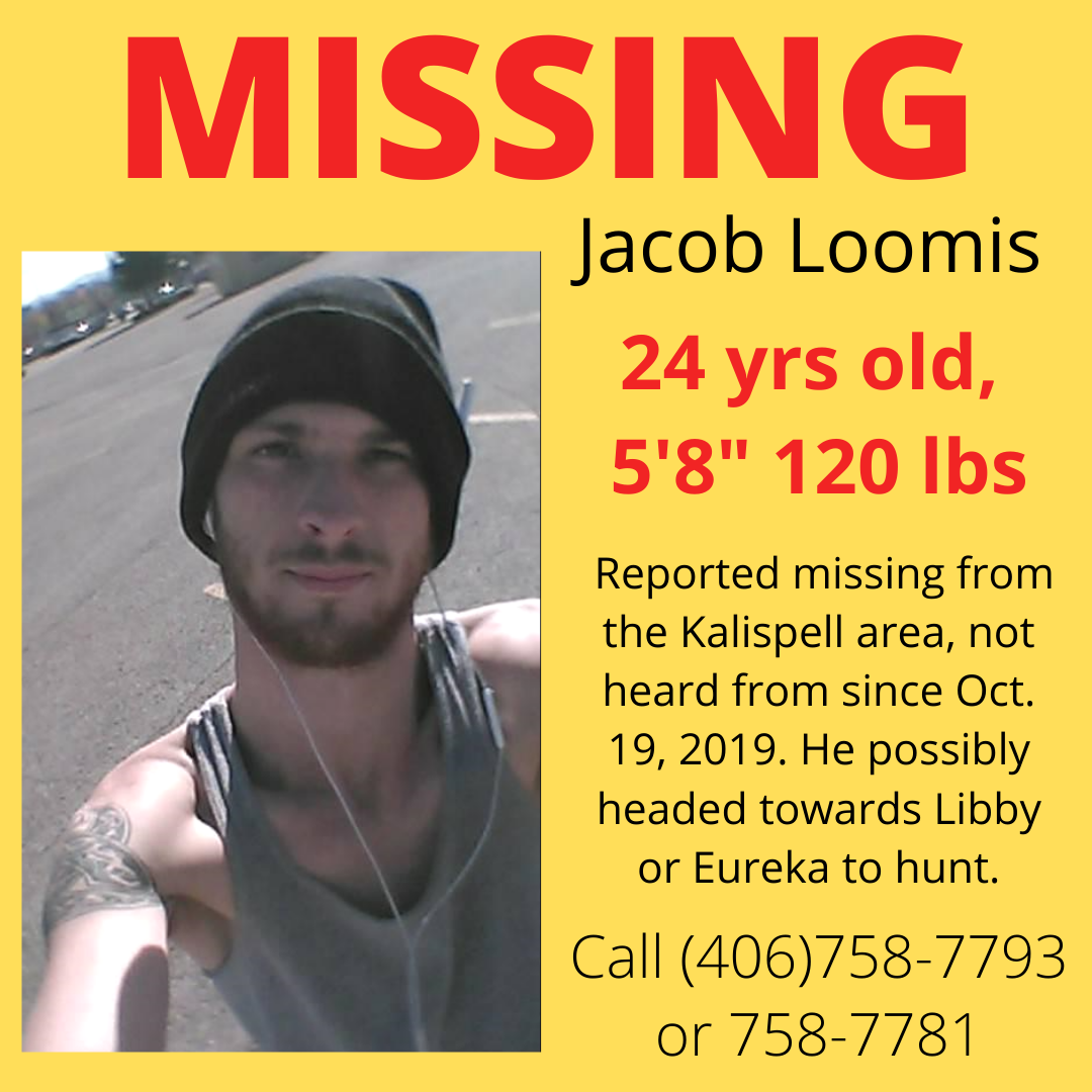 Jacob Loomis Missing Poster
