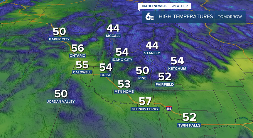 High Temperatures Today