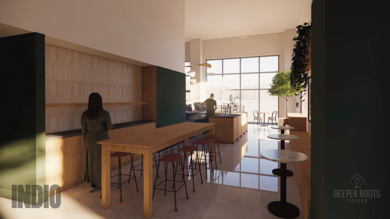 Deeper Roots Coffee Montgomery Rendering