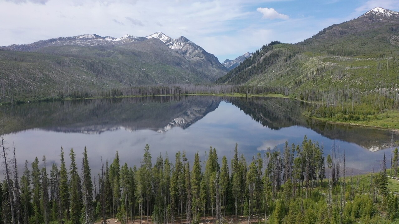 The crash site sits on the opposite side of Loon Lake