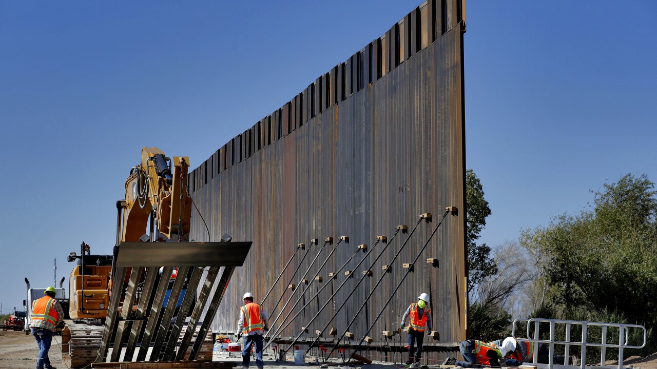 Photos Show Pentagon Funded Border Construction Near Yuma Photos Show Pentagon Funded Border Construction Near Yuma