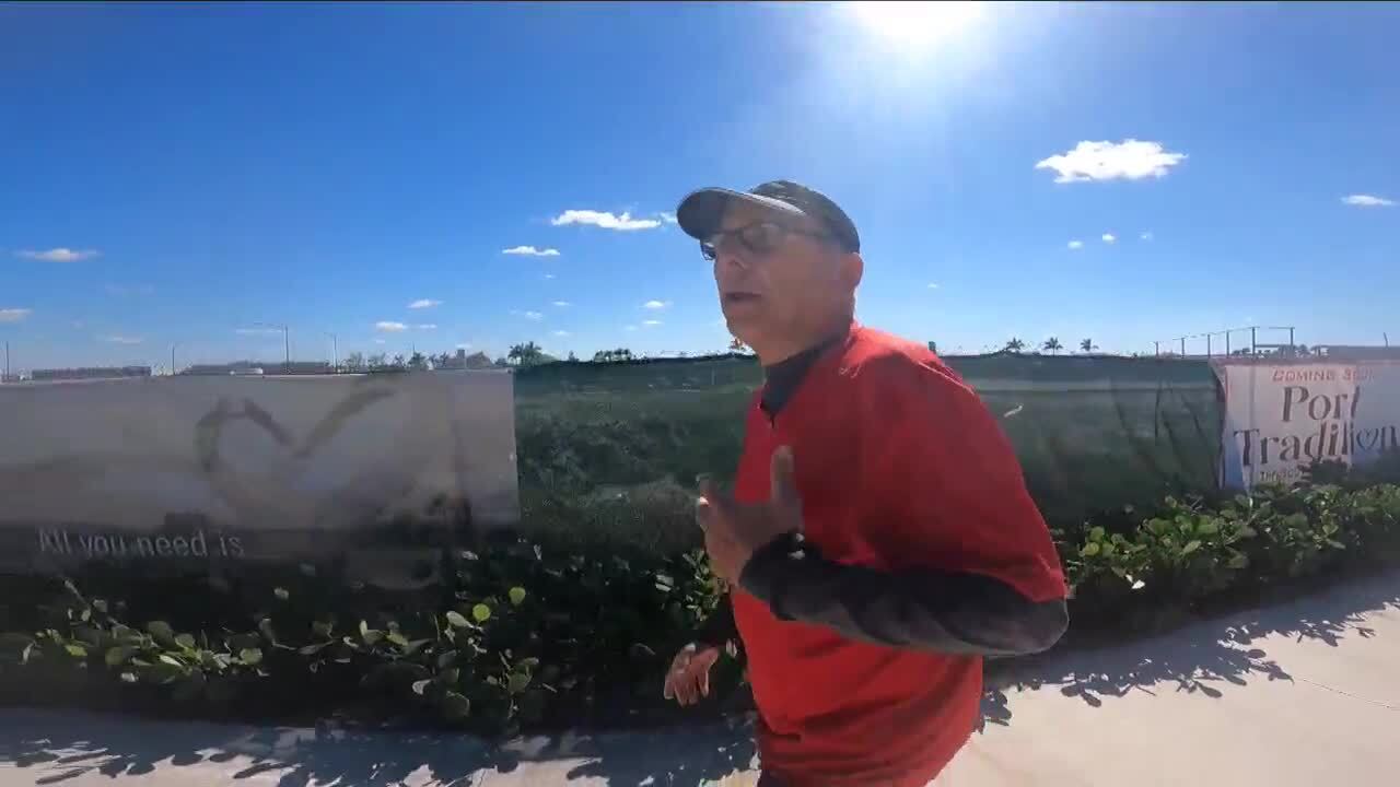 Scott, a resident of Port St. Lucie, is concerned about infrastructure in Port St. Lucie. Jan. 29, 2024