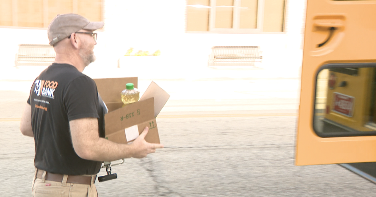 STUFF THE BUS: Tulsans donate food for food-insecure children