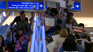Sky Harbor ICE protest