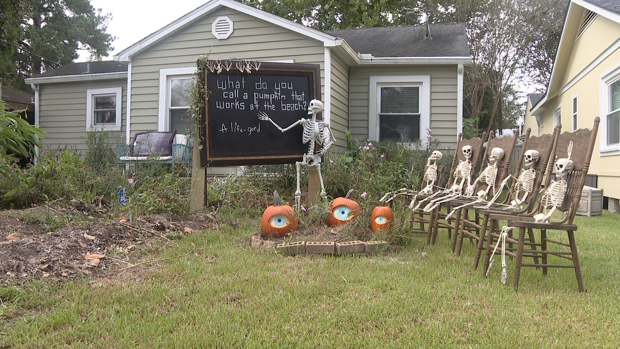 Homemade Halloween decor