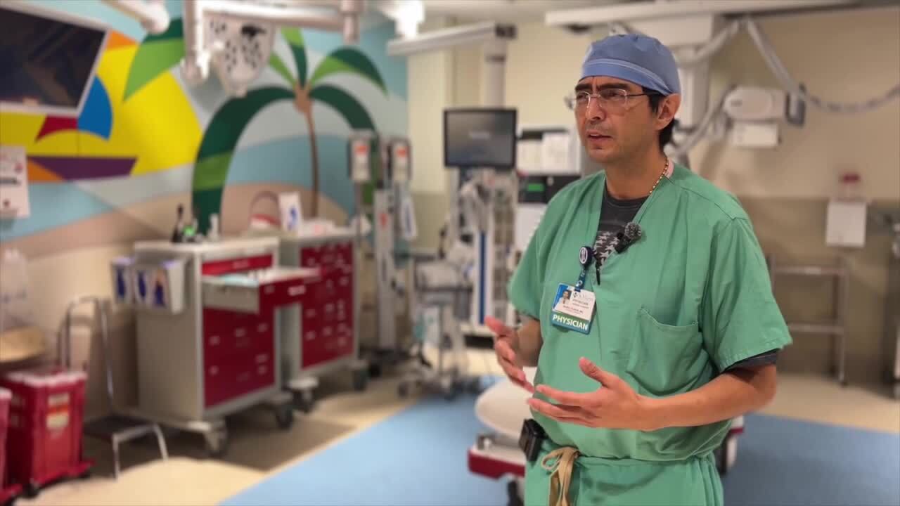 Dr. Mario Rueda said that "young patients will be able to tolerate a lot of problems." Oct. 17, 2023