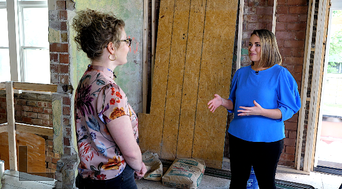 Stacie Grissom says she has always wanted a quirky old home