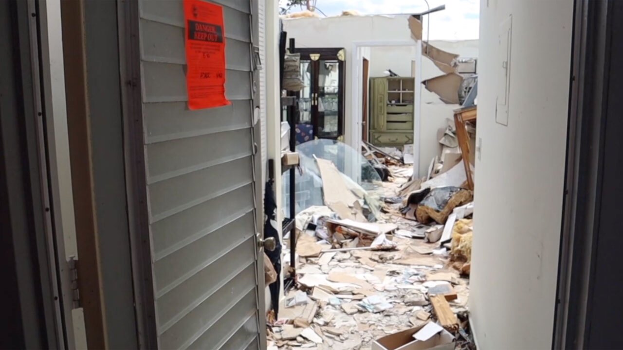 Home damaged by Kings Point tornado