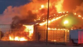 Fire at Hickory Swing Golf Course